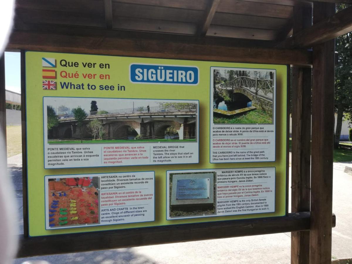 Alojamiento Camino Real Sigueiro Exteriér fotografie